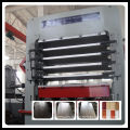 Five layers door skin hot press machine/mdf laminate door skin press machine